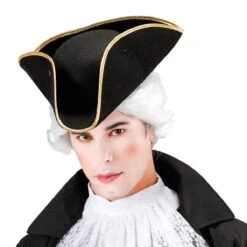 Tricorn Felt Hat