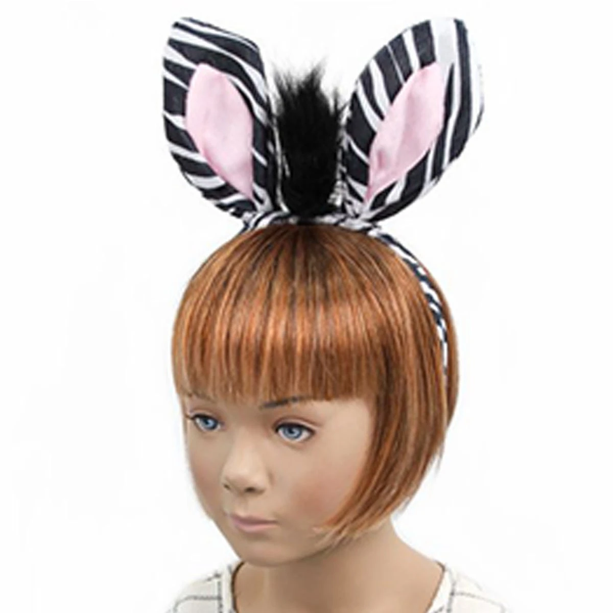 Zebra Ears And Tail Dress Up Set 2 Zebra Ears And Tail Dress Up Set - Image 2