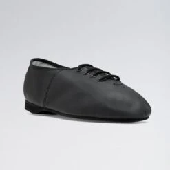 Bloch Essential Full Sole Leather Lace Up Jazz Shoe Black