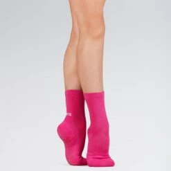 BLOCHSOX Crew Length Dance Socks -Revolution Sale Store bla1200 hot pink 3