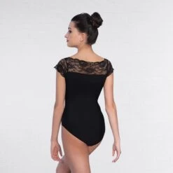 1st Position Lace Top Fashion Leotard 16 1st Position Lace Top Fashion Leotard -Revolution Sale Store black fd012 21 5