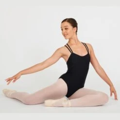 1st Position Ellie Double Strap Leotard (Matt Nylon)
