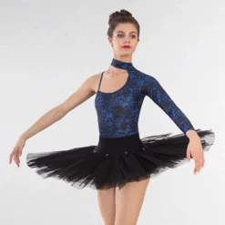 1st Position Ballet Practice Tutu Skirt -Revolution Sale Store black q96 cotu0055b front 2