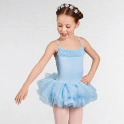 Bloch Desdemona Girls Tutu Leotard -Revolution Sale Store blcl7120blu f1 ids12