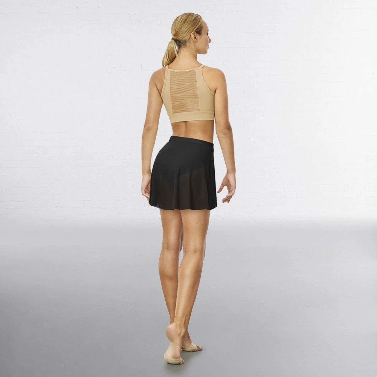 Bloch Jaylyn Pull-On Mock Wrap Skirt 2 Bloch Jaylyn Pull-On Mock Wrap Skirt - Image 2