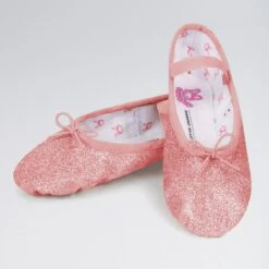 Bloch Glitterdust Full Sole Ballet Shoe -Revolution Sale Store bls0225 rose 1