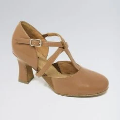 So Danca T-Strapped Elasticated Gussets 3 Inches Heel Character Shoes -Revolution Sale Store caramel sd153 car b 1