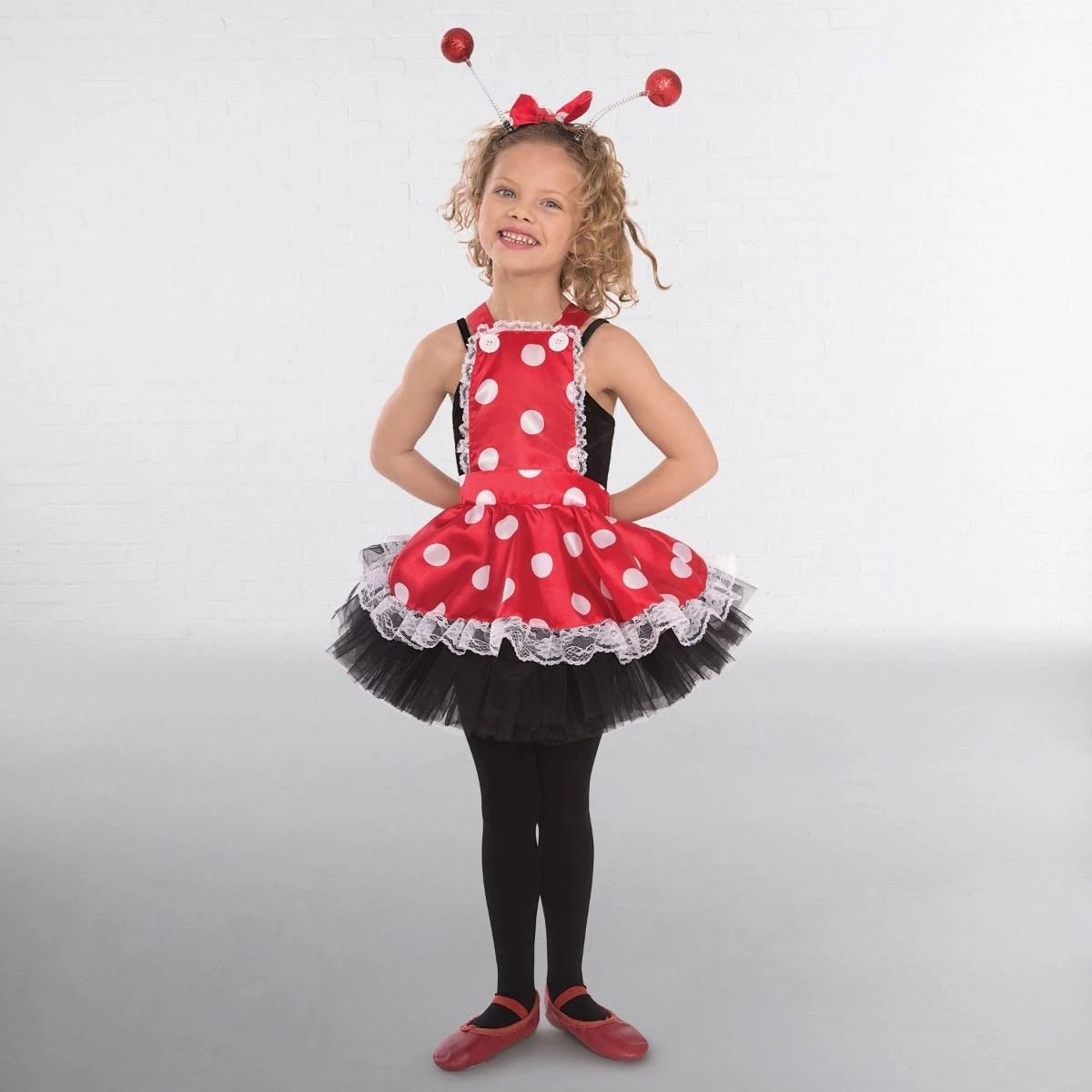 1st Position Polka Dot Pinafore Dress 1 1st Position Polka Dot Pinafore Dress