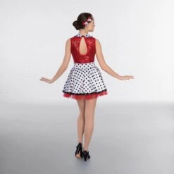 1st Position Dotty Collar Sequin Glitz Dress -Revolution Sale Store cogl0095 55 1 4