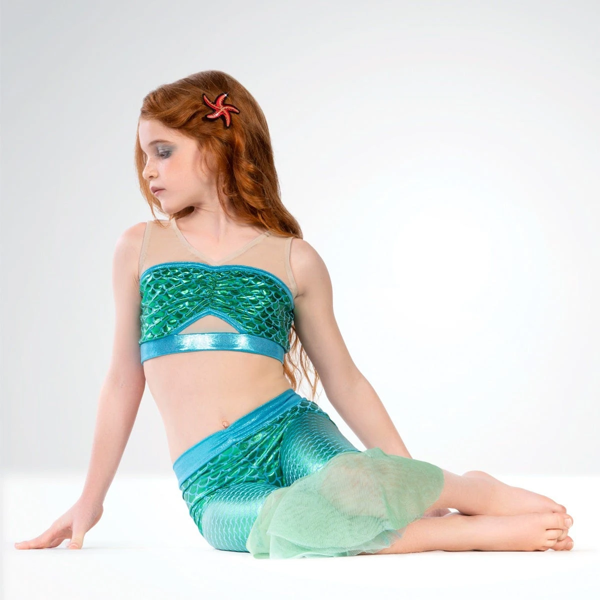 1st Position Mermaid Inspired Leggings And Crop Top 7 1st Position Mermaid Inspired Leggings And Crop Top - Image 7