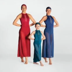 1st Position Sequin Lace Insert Culottes Jumpsuit Navy -Revolution Sale Store cold0041 group april 2025 11 1 1