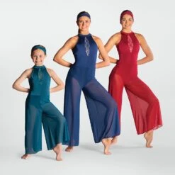 1st Position Sequin Lace Insert Culottes Jumpsuit Navy -Revolution Sale Store cold0041 group april 2025 12 1 1