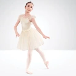 1st Position Romantic Tutu With Flowers And Glitter Net Skirt 24 1st Position Romantic Tutu With Flowers And Glitter Net Skirt -Revolution Sale Store cotu0082 cha 3