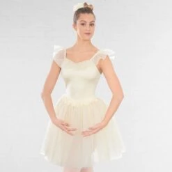 1st Position Romantic Tutu With Flowers And Glitter Net Skirt 26 1st Position Romantic Tutu With Flowers And Glitter Net Skirt -Revolution Sale Store cotu0082 cha 4