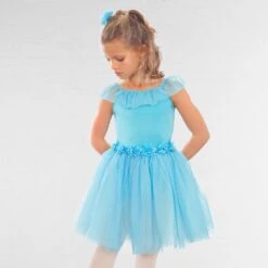 1st Position Romantic Tutu With Flowers And Glitter Net Skirt 28 1st Position Romantic Tutu With Flowers And Glitter Net Skirt -Revolution Sale Store cotu0082 45