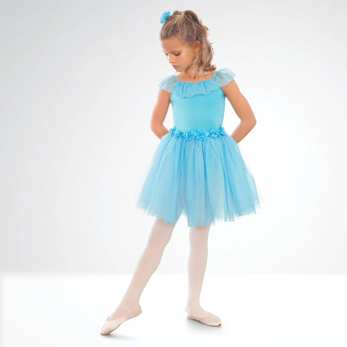 1st Position Romantic Tutu With Flowers And Glitter Net Skirt 15 1st Position Romantic Tutu With Flowers And Glitter Net Skirt - Image 15