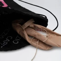 Capezio Eat.Sleep.Dance Drawstring Bag -Revolution Sale Store czb292 black 5