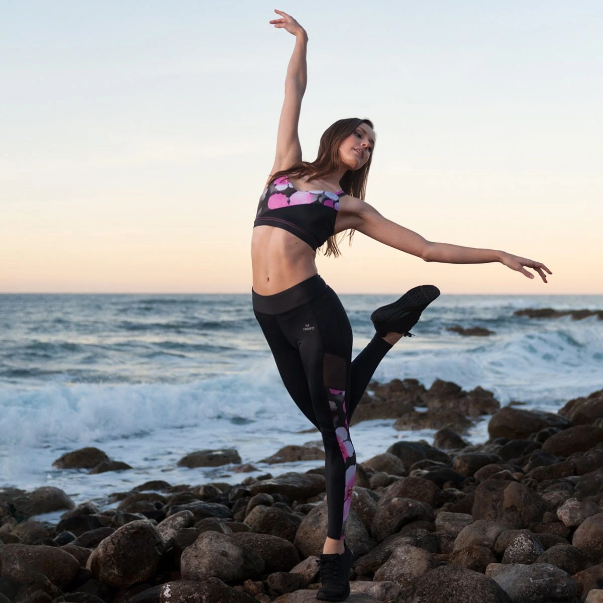 Dansez ELECTRA Dance Fitness Leggings Cloud Print 3 Dansez ELECTRA Dance Fitness Leggings Cloud Print - Image 3