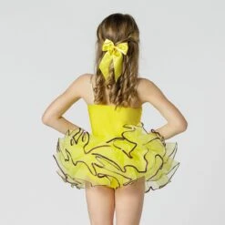 1st Position Halterneck Multicoloured Tutu -Revolution Sale Store fpc23059 lemon 3
