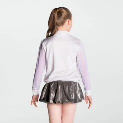 1st Position Sequin Bomber Jacket With Mesh Sleeves -Revolution Sale Store fpc24059 sil april 2025 07