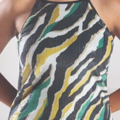 1st Position Printed Overdress On Biketard With Contrast Straps -Revolution Sale Store fpc25052a black khaki 005