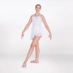 1st Position Lace Panelled Asymmetric Lyrical Dress