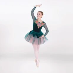 1st Position Long Sleeve Tutu With Applique 8 1st Position Long Sleeve Tutu With Applique -Revolution Sale Store fpc25086b 5 1