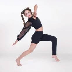 1st Position Asymmetric Two-Piece With Sequin Panel -Revolution Sale Store fpc25088b 3 1