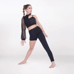 1st Position Asymmetric Two-Piece With Sequin Panel -Revolution Sale Store fpc25088b 5 1