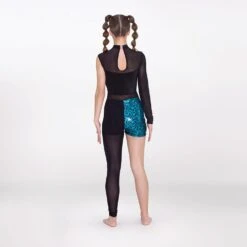 1st Position Geometric Panelled Catsuit -Revolution Sale Store fpc25113b 2 1