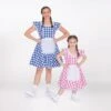 1st Position Gingham Tea Dress With Apron -Revolution Sale Store fpc25118b blue white pink white oct2024 005 1