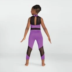 1st Position Mesh Panelled Catsuit -Revolution Sale Store fpc26001a pur may 2025 05