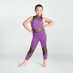 1st Position Mesh Panelled Catsuit -Revolution Sale Store fpc26001a pur may 2025 15