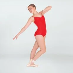 1st Position Lycra Low Back Leotard -Revolution Sale Store fpd24pl12l red 1