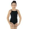 1st Position Adjustable Strap Leotard -Revolution Sale Store fpdr24010 black 1 w