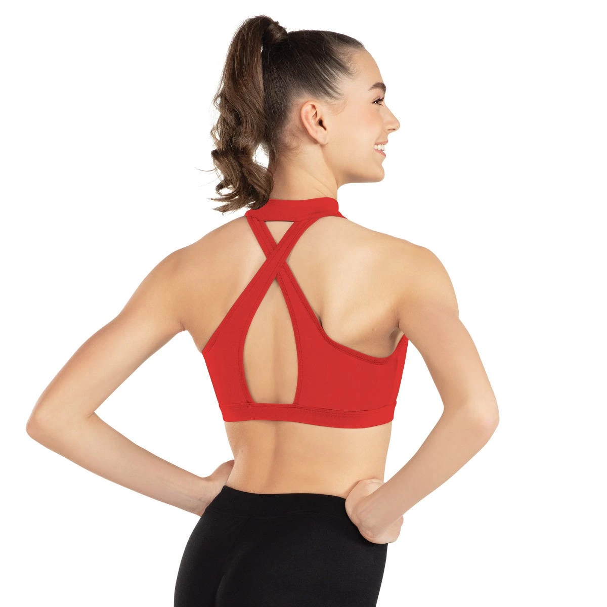 1st Position Mock Neck Zip Front Bra 6 1st Position Mock Neck Zip Front Bra - Image 6