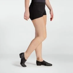 1st Position Split Sole Slip On Jazz Shoes -Revolution Sale Store fpdsj26002 blk may 2025 002