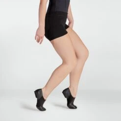 1st Position Split Sole Slip On Jazz Shoes -Revolution Sale Store fpdsj26002 blk may 2025 003