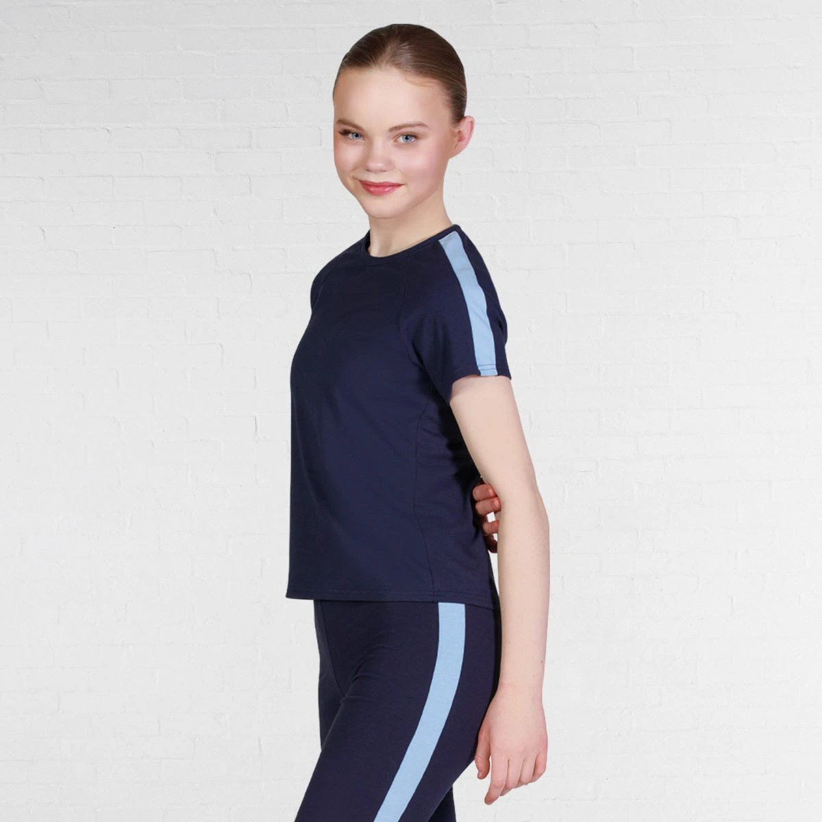 1st Position Narrow Stripe Cotton T-Shirt 1 1st Position Narrow Stripe Cotton T-Shirt