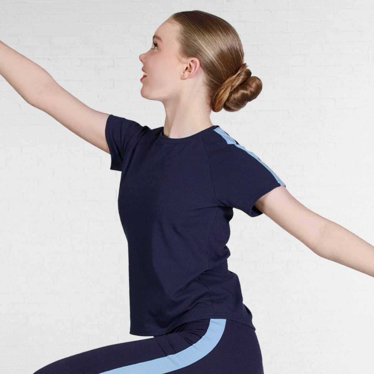 1st Position Narrow Stripe Cotton T-Shirt 2 1st Position Narrow Stripe Cotton T-Shirt - Image 2