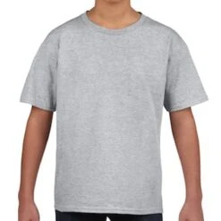 Gildan Kids SoftStyle™ Ringspun T-Shirt -Revolution Sale Store gd01b sgy front.jpg