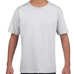 Gildan Kids SoftStyle™ Ringspun T-Shirt -Revolution Sale Store gd01b whi front.jpg