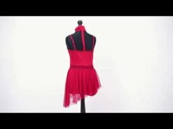 1st Position Halterneck Dress With Cutaway Mesh Panels At Waist -Revolution Sale Store hqdefault 187