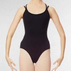 Intermezzo Double Strap Open Back Leotard -Revolution Sale Store im31559 blk