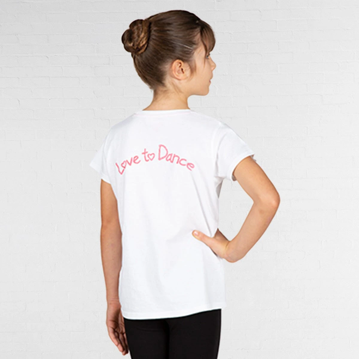 Little Ballerina Heart Motif T-Shirt 2 Little Ballerina Heart Motif T-Shirt - Image 2