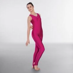 1st Position Emma Dance Catsuit Bright Raspberry