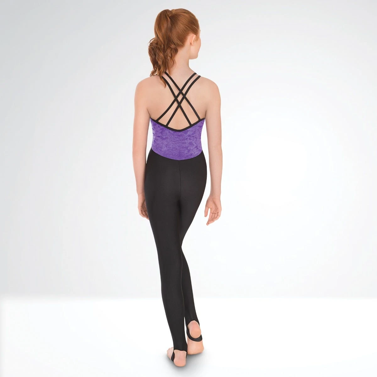 1st Position Elaine Velour Camisole Strap Catsuit 2 1st Position Elaine Velour Camisole Strap Catsuit - Image 2