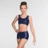 1st Position Metallic Hot Pants Navy -Revolution Sale Store q80 q82 navy 1