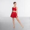 1st Position Metallic Circular Skirt Red -Revolution Sale Store q81 q80 red 1 1