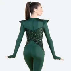 Revolution 'Hit The Lights' Dance Costume 4 Revolution 'Hit The Lights' Dance Costume -Revolution Sale Store rc24624 pinegreen 2 w